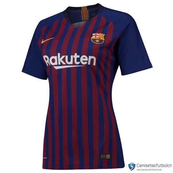 Camiseta Barcelona Primera equipo Mujer 2018-19 Azul Rojo